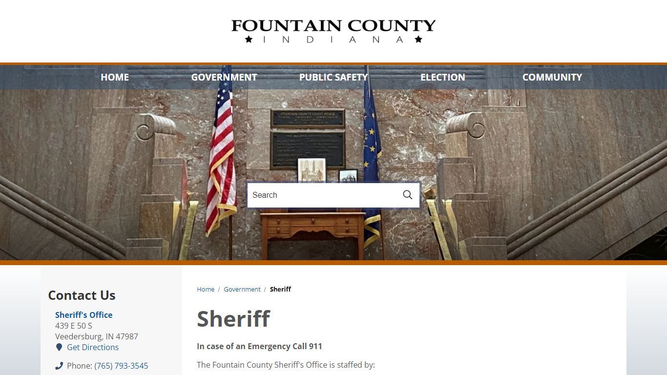 Sheriff - Fountain County, Indiana