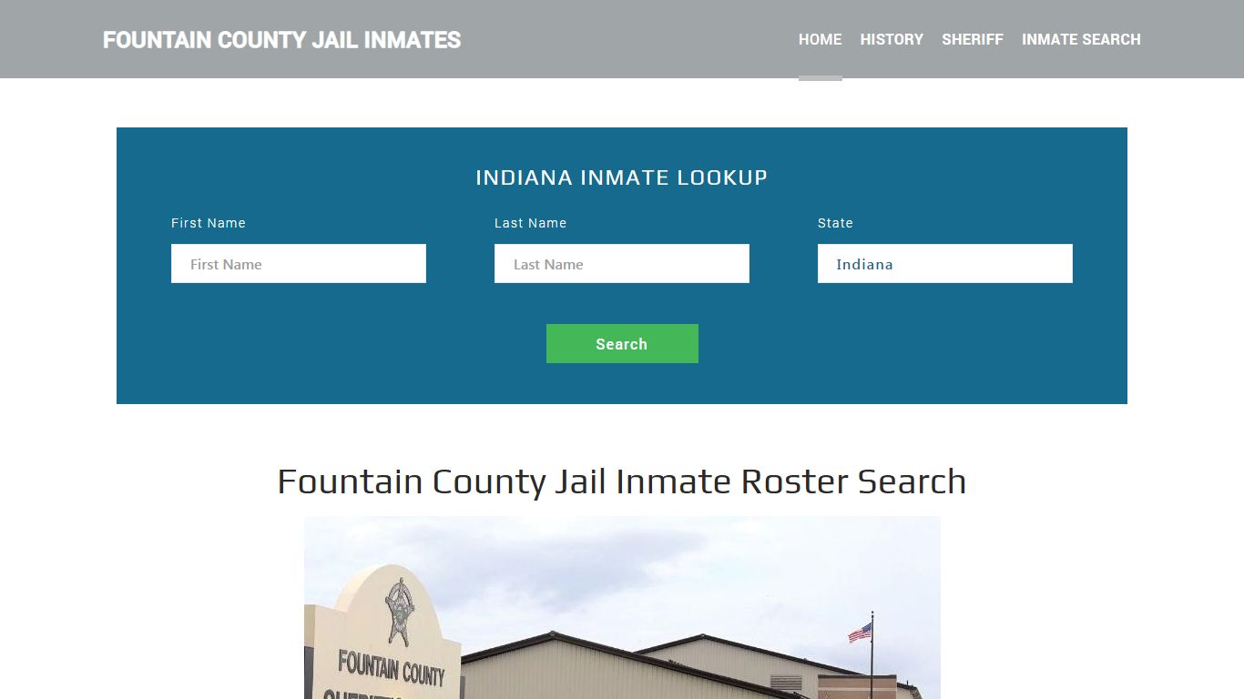 Fountain County Jail Inmate Roster Lookup, Veedersburg, IN